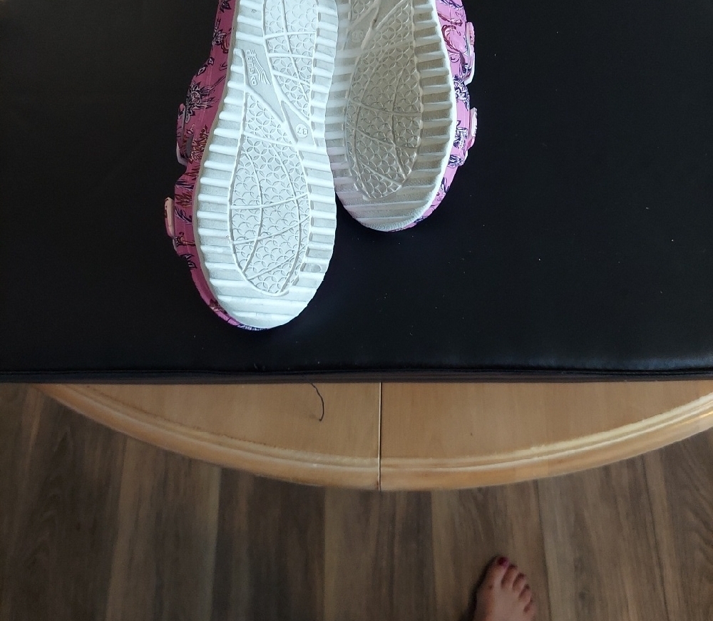 Pink Floral Slide Sandals - Picture 9 of 12